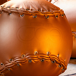 Дизайнерский кожаный пуф в виде бейсбольного мяча Poltronova Joe Ball Pouf варинант исполнения - 8 | Loft Concept в Орле