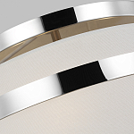 Потолочный светильник с белым тканевым абажуром Generation Lighting варинант исполнения - 3 | Loft Concept в Орле