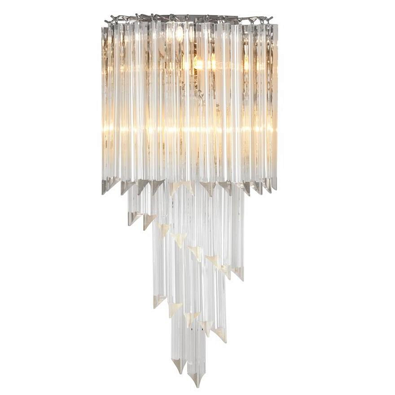 Бра Eichholtz Wall Lamp Marino Никель Прозрачное Стекло Бра Eichholtz Wall Lamp Marino Никель Прозрачное Стекло в Орле | Loft Concept