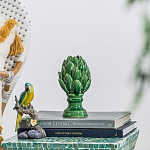 Статуэтка в виде артишока из зелёной керамики с глянцевыми лепестками Artichoke Decor  варинант исполнения - 6 | Loft Concept в Орле
