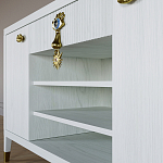 Комод-буфет Elsa Dreams White с открытыми полками   варинант исполнения - 7 | Loft Concept в Орле