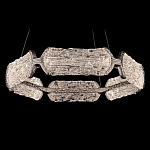 Люстра кольцевая с текстурным природным рисунком IceFlame варинант исполнения - 7 | Loft Concept в Орле