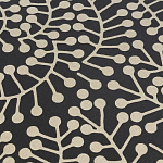 Подушка декоративная черного цвета Blossom Essence Grace варинант исполнения - 4 | Loft Concept в Орле