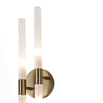 Бра с двумя цилиндрическими матовыми плафонами на круглом основании Delta Light варинант исполнения - 3 | Loft Concept в Орле