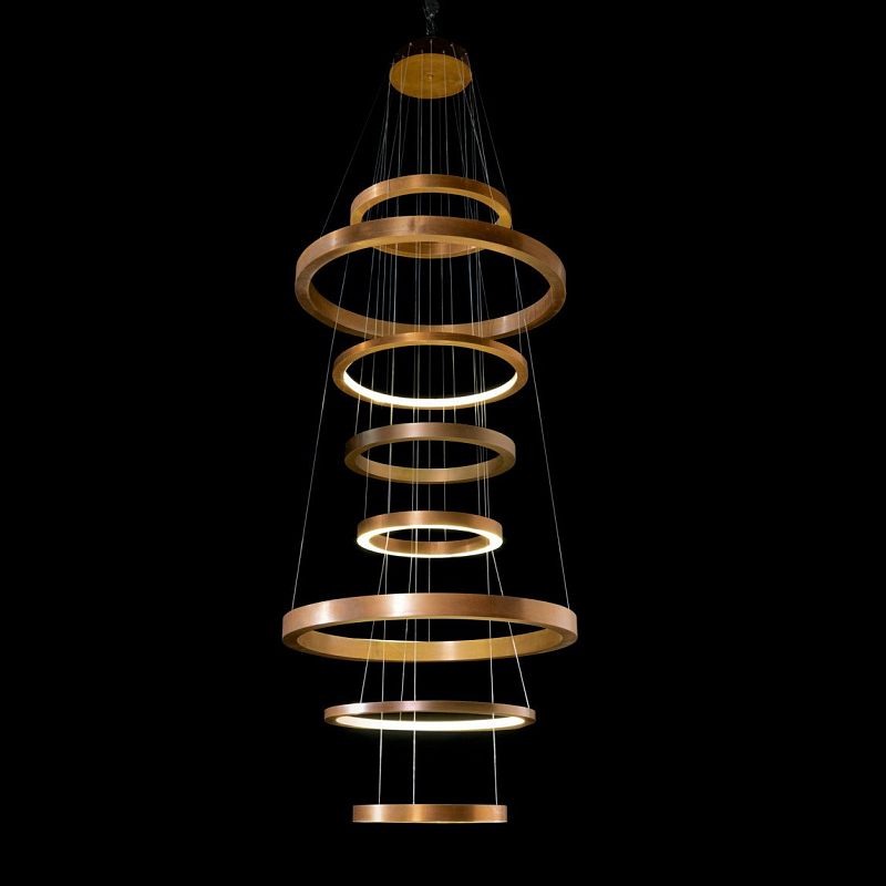 Люстра Light Ring XXL Латунь в Орле | Loft Concept 