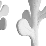 Люстра с белым каркасом и тканевыми абажурами Natural Stems варинант исполнения - 2 | Loft Concept в Орле