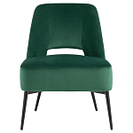 Мягкое кресло в зеленом велюре ALBA варинант исполнения - 2 | Loft Concept в Орле