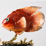 Статуэтка декоративная Рыбка-попугай Inhabitants of the Seas варинант исполнения - 5 | Loft Concept в Орле