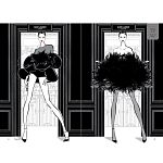 Megan Hess. Elegance варинант исполнения - 5 | Loft Concept в Орле