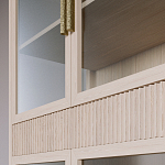 Витрина Primo со стеклянными фасадами и 2 ящиками Светлый дуб варинант исполнения - 6 | Loft Concept в Орле