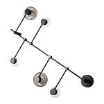 Бра с 5-ю плафонами разного диаметра и цвета Polyhedron варинант исполнения - 2 | Loft Concept в Орле