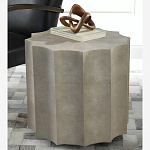 Приставной стол бежевый Stingray Skin Table кожа варинант исполнения - 1 | Loft Concept в Орле