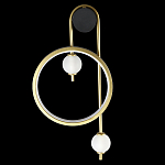 Бра с круглой рамкой и стеклянными белыми шарами B.LUX C Ball варинант исполнения - 2 | Loft Concept в Орле