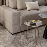 Столик журнальный металлический золотого цвета Modern Rethinking of Traditions варинант исполнения - 3 | Loft Concept в Орле