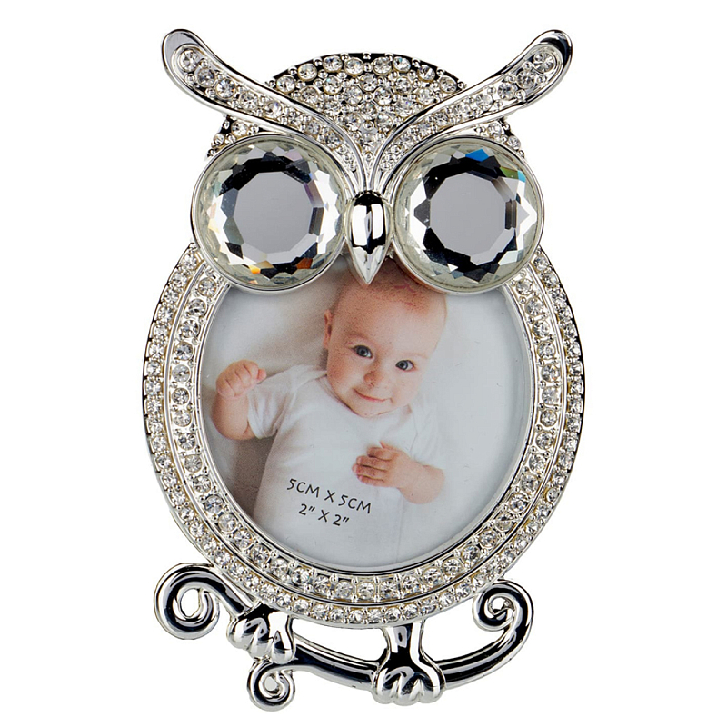 Фоторамка детская Childhood Corner Owl Серебряный Фоторамка детская Childhood Corner Owl Серебряный в Орле | Loft Concept