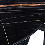 Стол журнальный круглый черный с полкой Inherence варинант исполнения - 3 | Loft Concept в Орле