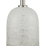 Настольная лампа с высоким тканевым абажуром Cracked Base варинант исполнения - 1 | Loft Concept в Орле