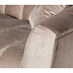 Диван трехместный велюровый серый Island of Comfort варинант исполнения - 3 | Loft Concept в Орле