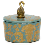 Фарфоровая шкатулка Swan Lake варинант исполнения - 5 | Loft Concept в Орле