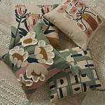 Подушка с цветочным принтом и кисточками Blooming Elegance Daisy варинант исполнения - 5 | Loft Concept в Орле