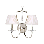 Бра с 2-мя лампами и подвеской из прозрачного стекла Elstead Lighting варинант исполнения - 2 | Loft Concept в Орле