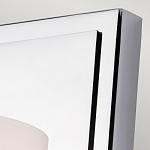 Бра для ванных комнат с белым цилиндрическим плафоном на прямоугольном основании цвета хром Feiss варинант исполнения - 2 | Loft Concept в Орле