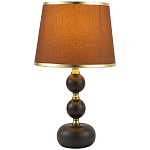 Настольная лампа с абажуром Altera Lampshade Brown Gold Table Lamp варинант исполнения - 1 | Loft Concept в Орле