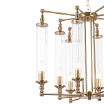 Люстра с 8-ю прозрачными цилиндрическими плафонами Jeanette варинант исполнения - 9 | Loft Concept в Орле