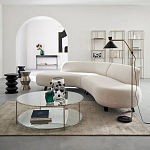 Приставной стол из сплава алюминия Solaris варинант исполнения - 3 | Loft Concept в Орле