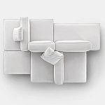 Модульный диван трансформер Harn в стиле минимализм  варинант исполнения - 2 | Loft Concept в Орле