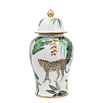 Ваза из фарфора с ручной росписью Leopard Collection  варинант исполнения - 3 | Loft Concept в Орле