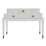 Премиальная Консоль с тремя ящиками Elsa Dreams White варинант исполнения - 4 | Loft Concept в Орле