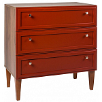 Комод красный из массива бука с 3-мя ящиками Wenge Light варинант исполнения - 1 | Loft Concept в Орле