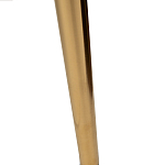 Стул бежевый из экокожи на золотых ножках Attribute of Elegance варинант исполнения - 5 | Loft Concept в Орле