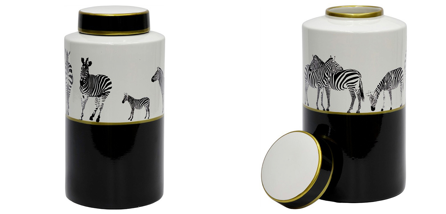 Ваза Zebra Vase white and black 32 Ваза Zebra Vase white and black 32 - Loft-Concept в Орле