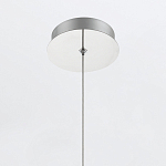 Подвесной светильник хромированного цвета с прозрачным цилиндрическим стеклянным плафоном Eurofase варинант исполнения - 7 | Loft Concept в Орле