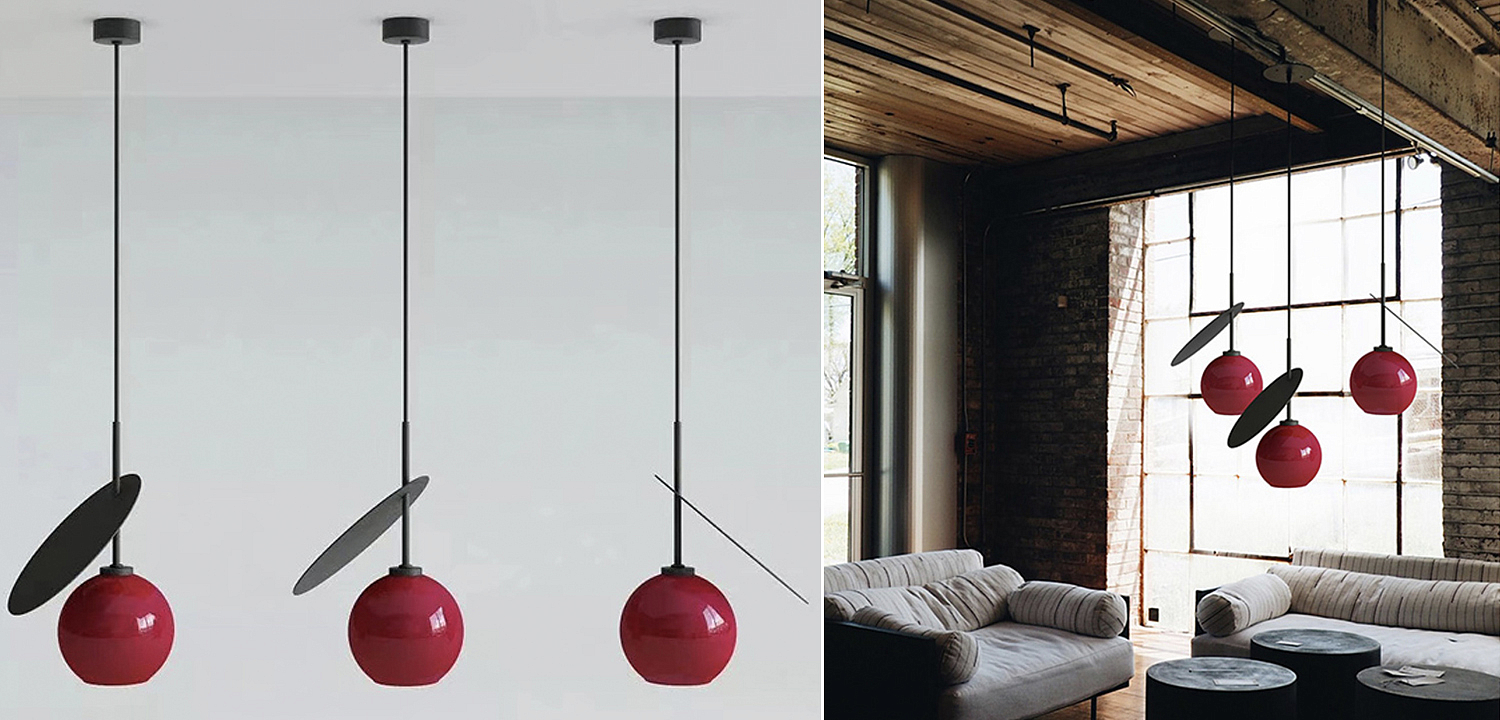 Подвесной светильник Cherry Pendant One Red Подвесной светильник Cherry Pendant One Red - Loft-Concept в Орле