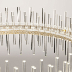 Люстра круглая с прозрачными стеклянными трубками 51 см Nembus варинант исполнения - 12 | Loft Concept в Орле