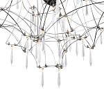 Потолочный светильник с тонким металлическим каркасом цвета хром Quasar варинант исполнения - 4 | Loft Concept в Орле