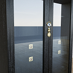 Дизайнерский шкаф витрина Elsa Dreams Black с 4-мя ящиками варинант исполнения - 4 | Loft Concept в Орле