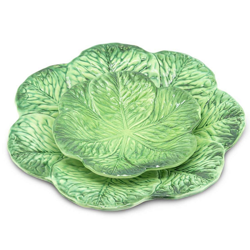 Тарелка Abhika PLATE LEAF CABBAGE Green Зеленый Тарелка Abhika PLATE LEAF CABBAGE Green Зеленый в Орле | Loft Concept