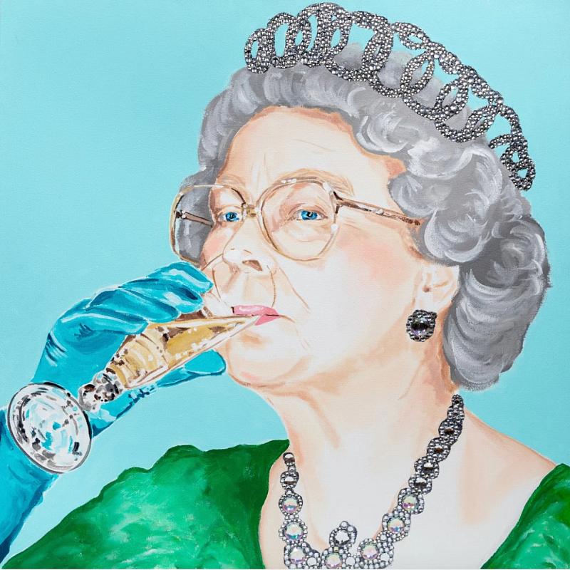 Картина The Queen Getting a Lil Jingled Мульти Картина The Queen Getting a Lil Jingled Мульти в Орле | Loft Concept