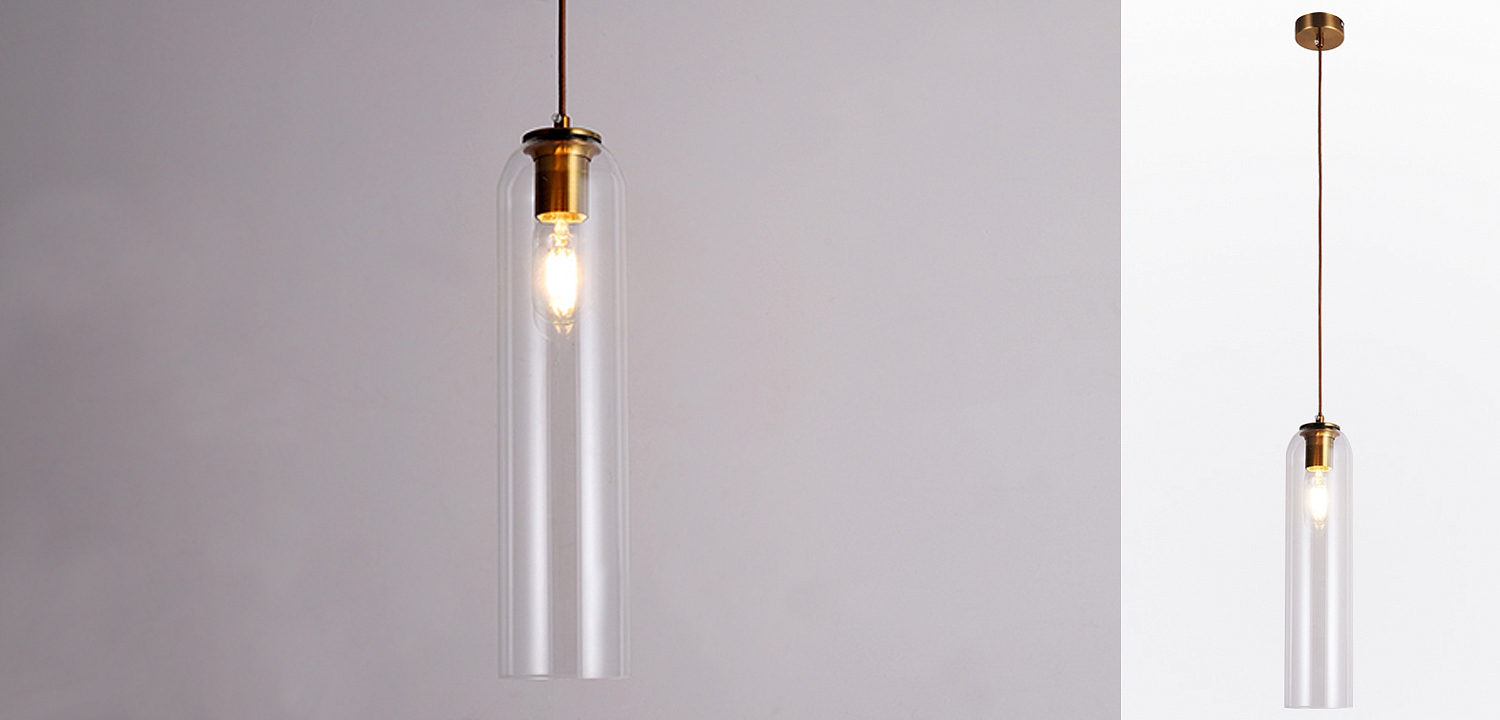 Подвесной светильник Float Pendant Drunken Clear glass Подвесной светильник Float Pendant Drunken Clear glass - Loft-Concept в Орле