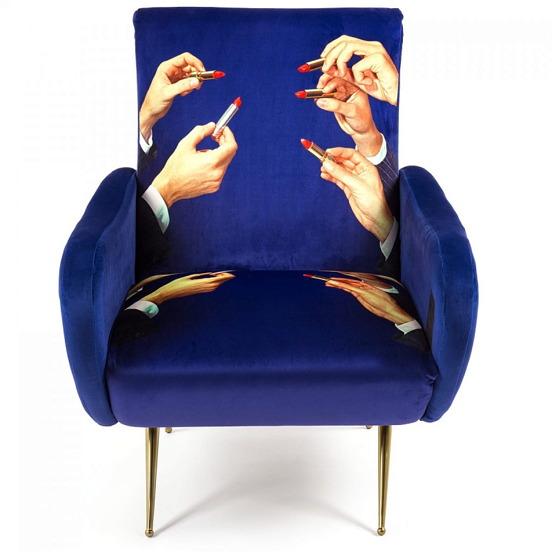 Кресло Seletti Armchair Lipsticks Фиолетовый Латунь Кресло Seletti Armchair Lipsticks Фиолетовый Латунь в Орле | Loft Concept