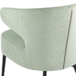 Современное мягкое кресло на металлических ножках Rakush Pistachio варинант исполнения - 7 | Loft Concept в Орле