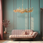 Люстра с абажуром оформленным в виде стаи бабочек Eternal Butterflies варинант исполнения - 4 | Loft Concept в Орле