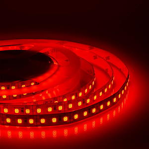 Светодиодная лента 20W/m 120LED/m 2835SMD красный 5M