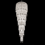 Люстра многоярусная каскадная с хрустальными подвесками Roul Crystal Light варинант исполнения - 1 | Loft Concept в Орле