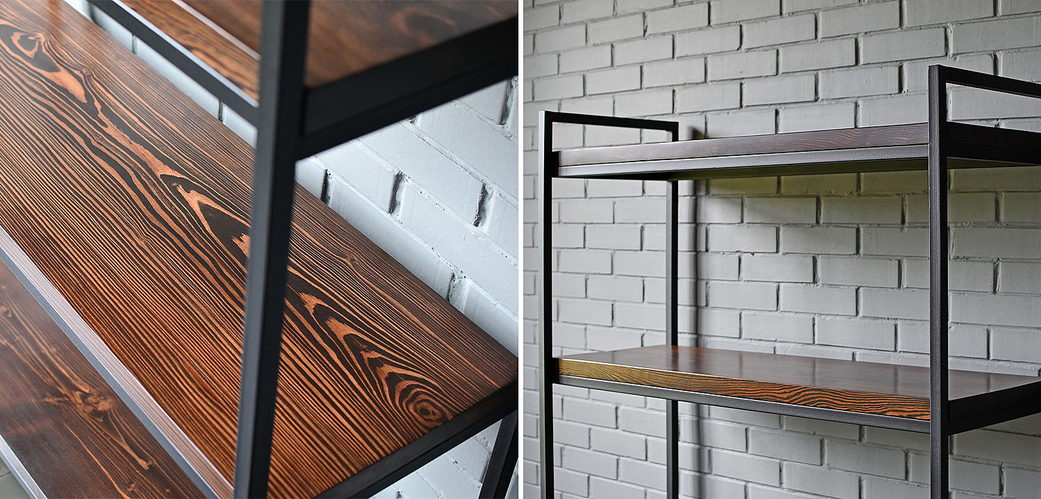 Стеллаж Alton Industrial Metal Rust Rack Стеллаж Alton Industrial Metal Rust Rack - Loft-Concept в Орле
