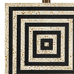 Настольная лампа с квадратным основанием и прямоугольным абажуром Neat Lines варинант исполнения - 1 | Loft Concept в Орле